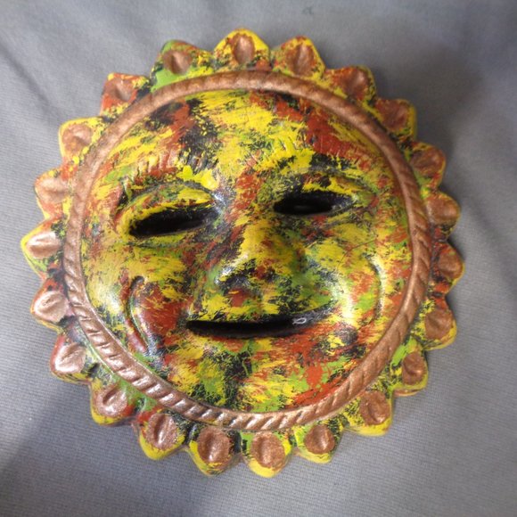 Southwestern Art Sun & Kokopelli Made in Mexico Two Pieces Wall Decor - Picture 3 of 8